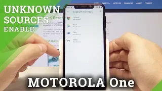 Allow App Installation in MOTOROLA One - Enable Unknown Sources