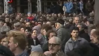Palachův týden 15. - 21.1.1989 (Náměstí Rudoarmějců / Jana Palacha, Václavské náměstí)