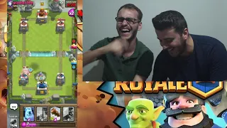 KLASİK MÜCADELE GÜLMEKTEN OYNAYAMADIK CLASH ROYALE