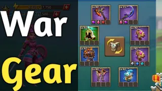 Best War Gear Set - Lords Mobile for f2p players