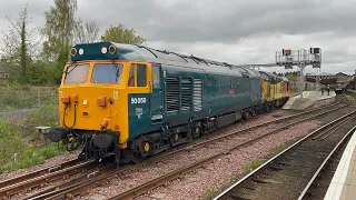 Class 50 D400 fearless @ Perth station 4/5/23.