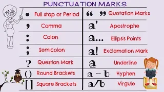 What Are the 14 Punctuation Marks in English Grammar?