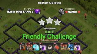 Friendly challenge in COC (Clash Of Clans) with gaming master