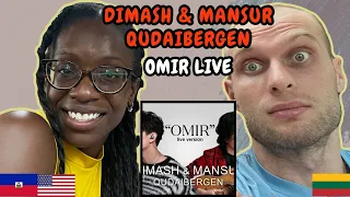 Dimash & Mansur Qudaibergen - Omir Live Reaction | FIRST TIME HEARING OMIR