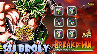 LR DFE SSJ FULL POWER BROLY Breakdown w. Team Builds (9YR Anniv.) | Dragon Ball Z Dokkan Battle