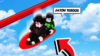 KITA NYERAH TERJUN DARI PEROSOTAN TERPANJANG DI ROBLOX INI!!!