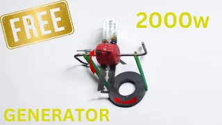 Building a Generator That Produces Real Electricity! Is it Possible or Not?