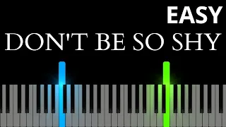 Imany feat. Filatov & Karas - Don't Be So Shy (EASY Piano Tutorial)