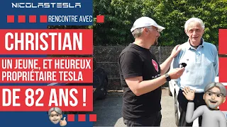 Rencontre avec Christian, 82 ans, l'un des propriétaires de Tesla Model3 le plus âgé de France !