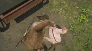 RDR2's most brutal takedown animation