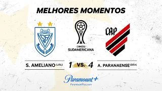 SPORTIVO AMELIANO 1 x 4 ATHLETICO PARANAENSE - CONMEBOL SUDAMERICANA 2024 | Paramount Plus Brasil