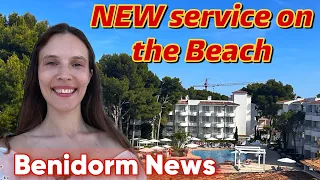 Benidorm News: NEW service on Levante Beach! 🏖️ #benidormbyana