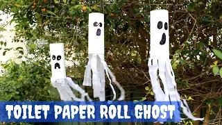 Toilet Paper Roll Ghost | Halloween Crafts