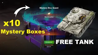 Fight for Free Mystery Boxes (10 boxes) and Tank T49 Fearless! - Live Stream!  World of Tanks Blitz