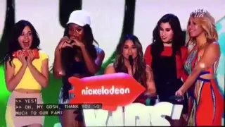 Fifth Harmony slimed at KCA's 2016