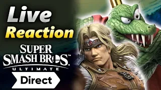 LIVE Reaction to Super Smash Bros. Ultimate Direct 8/8/2018