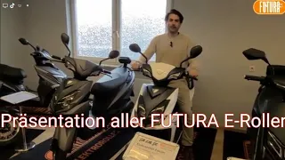 Vorstellung aller E-Roller von Elektroroller Futura, neuer Showroom