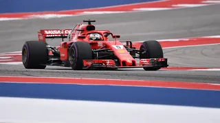 Sebastian Vettel congratulates Kimi Raikkonen on team radio - F1 2018 Austin