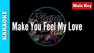 Make  You Feel My Love by Adele ( Karaoke : Male Key )