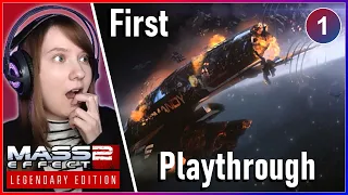 First Time Playing MASS EFFECT 2! ME2 Blind Playthrough | Part 1