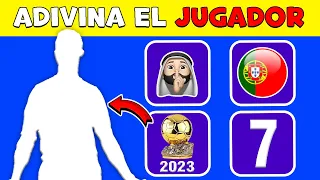 ⚽️Adivina el jugador por EMOJI y camisetas y banderas de jugadores de fútbol Neymar, Ronaldo, Messi