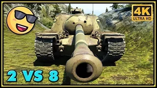 T110E3 - 10 Kills - 2 VS 8 - World of Tanks Gameplay - 4K Video