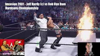 WWF Invasion 2001 - Jeff Hardy (c) vs Rob Van Dam