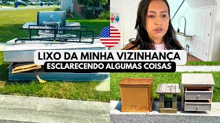 Lixo da minha Vizinhança no Estados Unidos 🇺🇸/ Organização antes de viajar