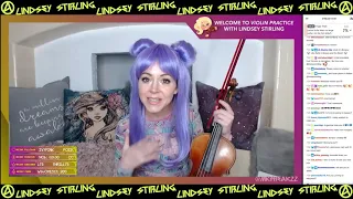 Lindsey Stirling Livestream Violin Practice Twitch 05-10-2021