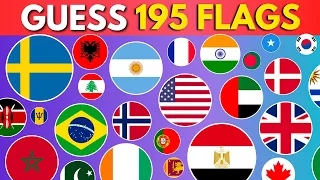 Guess ALL The Flags In The World | ULTIMATE FLAG QUIZ