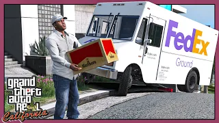 GTA 5 | DAY IN THE LIFE Of FedEx Delivery Worker ► 5Real & LA Revo 2.0 Gameplay