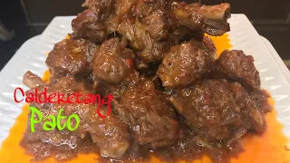 PANG PULUTAN CALDERETANG PATO (DUCK STEW)