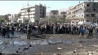 Mitten in Damaskus: Dutzende Tote bei Anschlägen
