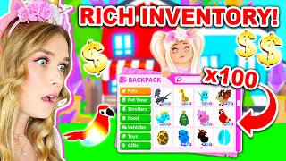 RICH INVENTORY TOUR In Adopt Me! (Roblox)