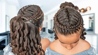 Peinado Elegante Para Presentación De 3 Años o Bautizó Para niñas