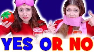 ASMR Eating Only Red Color Yes or No Challenge