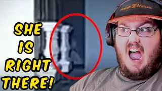 Nuke's Top 5 SCARY Ghost Videos That Will Make YO DADDY LEAVE HOME ! REACTION!!!