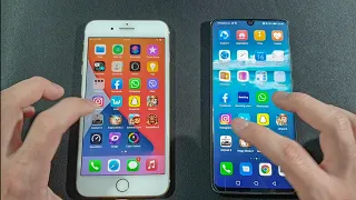 Iphone 7 Plus vs Huawei P30 Pro Comparison Speed Test