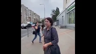 Путинистка Увидела Тиктокиров😂😂😂