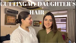 CUTTING MY DAUGHTER'S HAIR