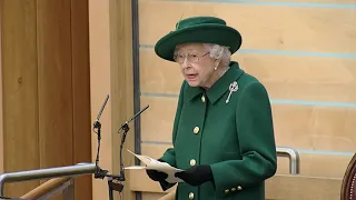 The Queen addresses Scottish Parliament at the opening ceremony of new session