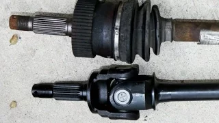 Ujoint vs CV joint axles