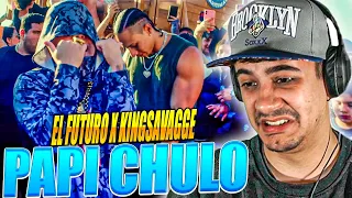 (REACCIÓN) PAPI CHULO - El Futuro Fuera De Orbita Ft. King Savagge (Video Oficial)