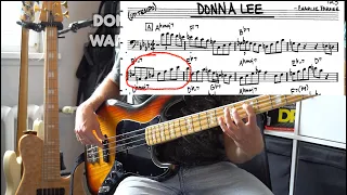 Donna Lee as Bass warm-up exercise - 2/6
