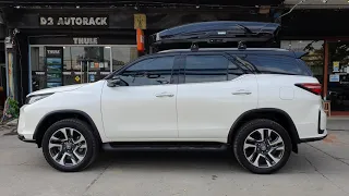 กล่องอเนกประสงค์บนหลังคา THULE RoofBox Motion XT XL ใส่ Toyota Fortuner ฟอร์จูนเนอร์ กล่องหลังคารถ