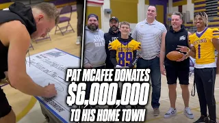 Pat McAfee Donates 6 Million Back To His Hometown (TAHNNN)