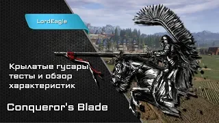 Крылатые гусары, тесты и обзор характеристик Conqueror's Blade