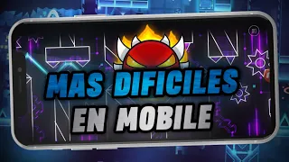 Los DEMONS más DIFICILES completados en MOBILE | Geometry Dash