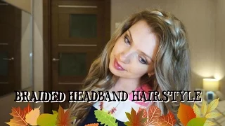 Распущенные волосы с ободком из косы ★ Braided Headband Hairstyle