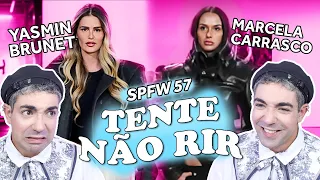 TENTE NÃO RIR: FAMOSOS DESFILANDO NO SÃO PAULO FASHION WEEK 57